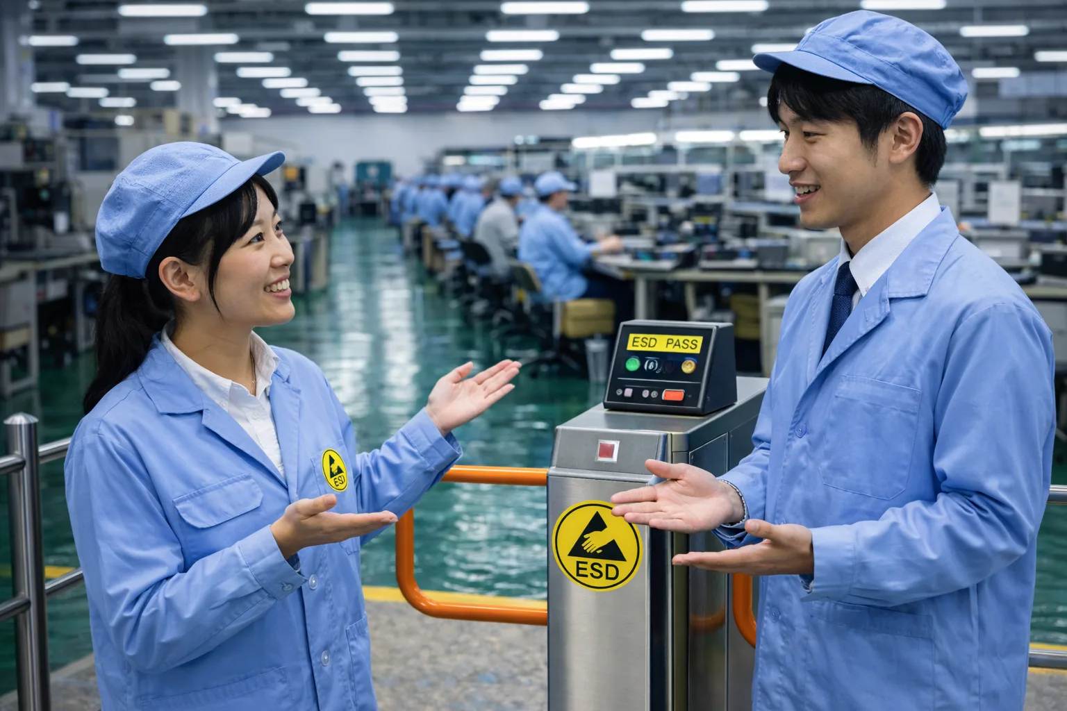 ESD P-Type Access Gate in Action