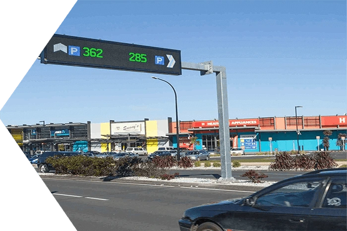 Roadside VMS Parking Signage